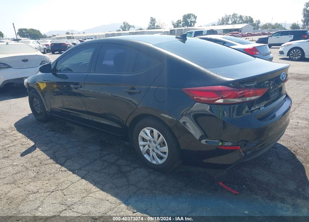 2017 HYUNDAI ELANTRA SE VIN: 5NPD74LF1HH202204