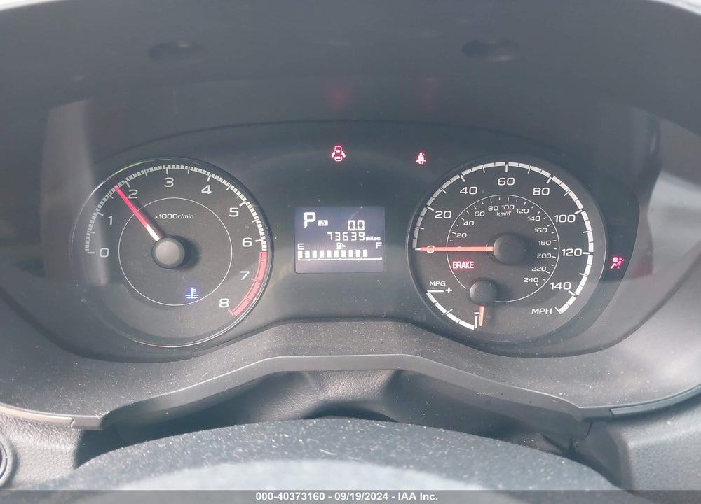 2019 SUBARU CROSSTREK 2.0I PREMIUM VIN: JF2GTACC9K8256080