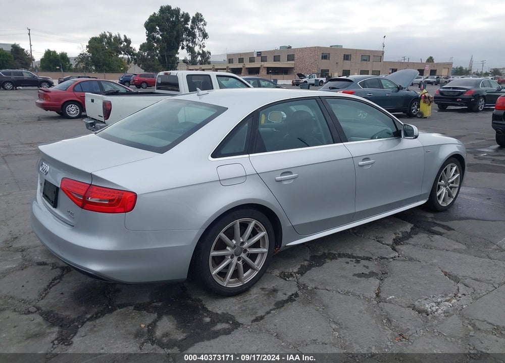 2014 AUDI A4 2.0T PREMIUM VIN: WAUFFAFL1EN043043