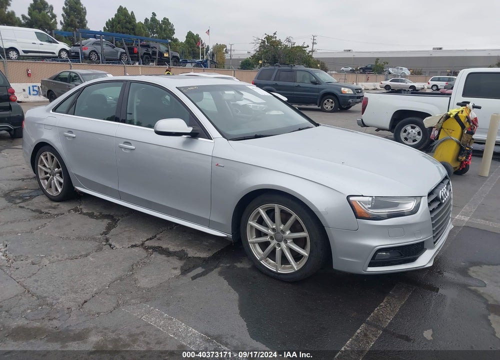 2014 AUDI A4 2.0T PREMIUM VIN: WAUFFAFL1EN043043