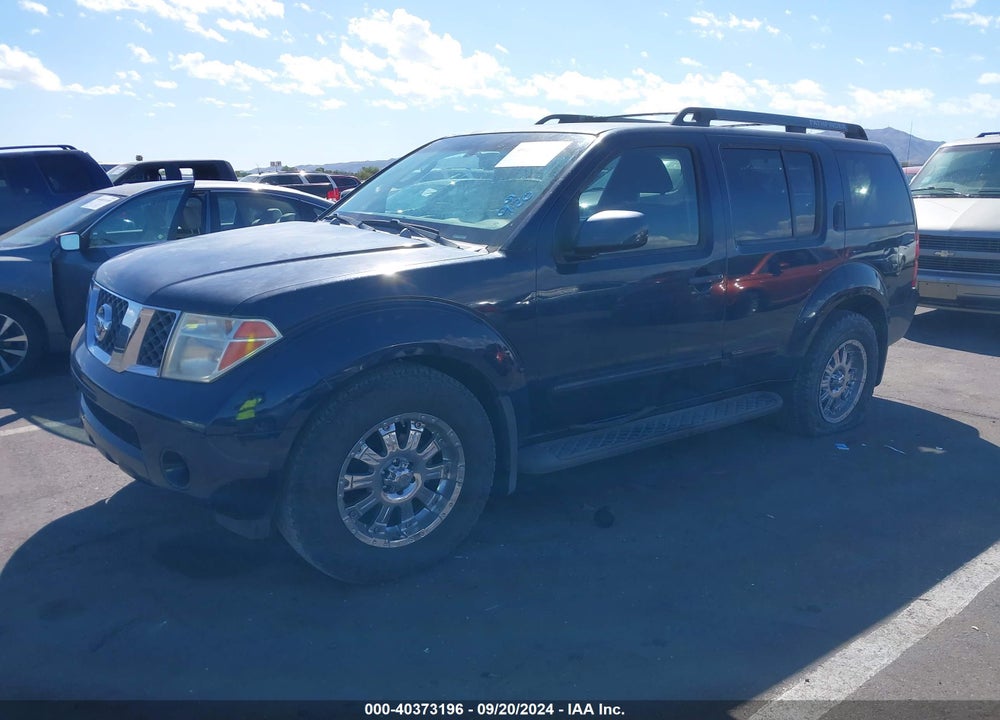 2006 NISSAN PATHFINDER SE VIN: 5N1AR18U36C616334