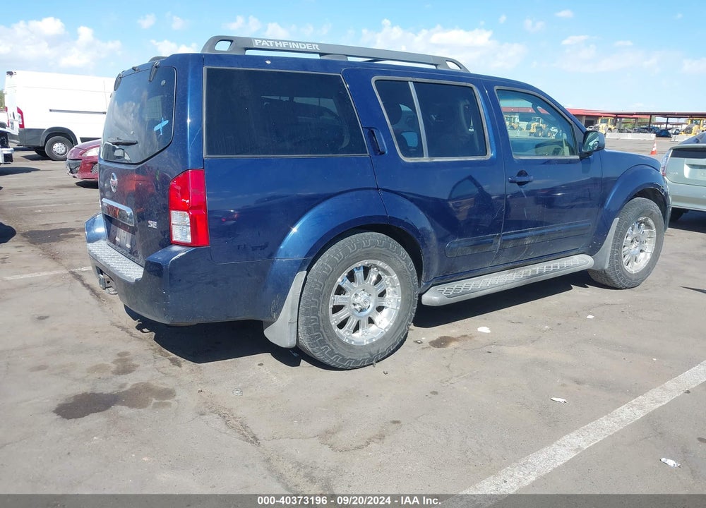 2006 NISSAN PATHFINDER SE VIN: 5N1AR18U36C616334