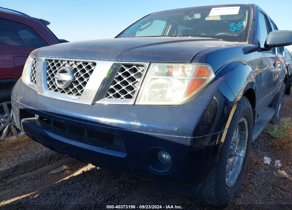 2006 NISSAN PATHFINDER SE VIN: 5N1AR18U36C616334