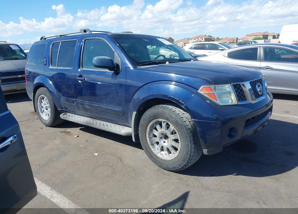 2006 NISSAN PATHFINDER SE VIN: 5N1AR18U36C616334