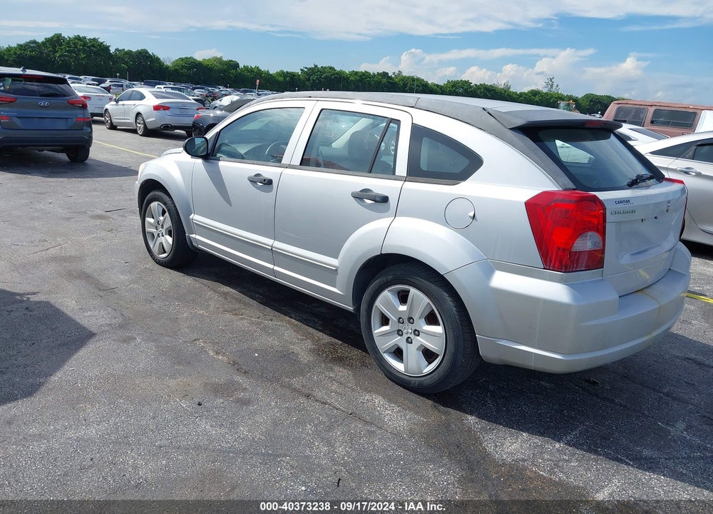 2007 DODGE CALIBER SXT VIN: 1B3HB48B37D115836