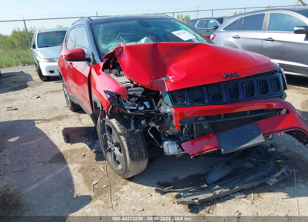 2018 JEEP COMPASS ALTITUDE FWD VIN: 3C4NJCBB8JT327060