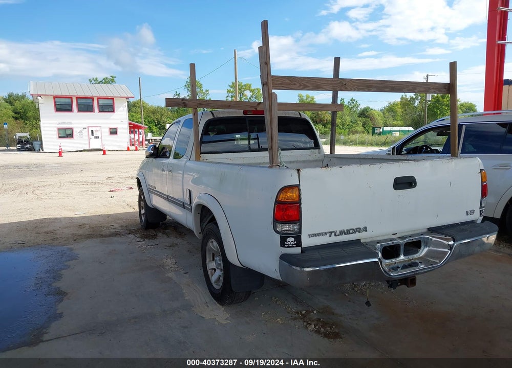 2000 TOYOTA TUNDRA SR5 V8 VIN: 5TBRT3415YS007482