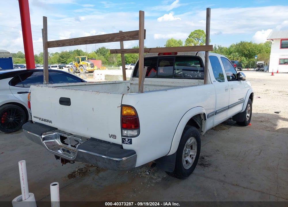 2000 TOYOTA TUNDRA SR5 V8 VIN: 5TBRT3415YS007482