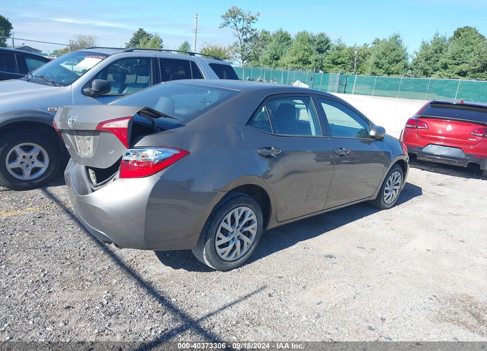 2018 TOYOTA COROLLA LE VIN: 2T1BURHE2JC004673