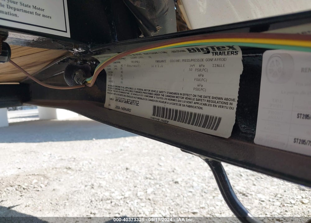 2022 BIG TEX TRAILER CO INC --- VIN: 16V1U1716N2189752