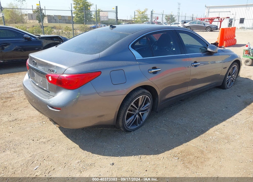 2014 INFINITI Q50 HYBRID SPORT VIN: JN1AV7AR6EM700412