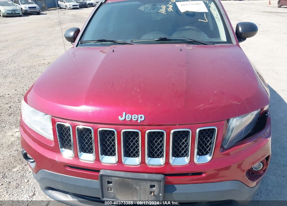 2012 JEEP COMPASS LATITUDE VIN: 1C4NJDEB0CD651212