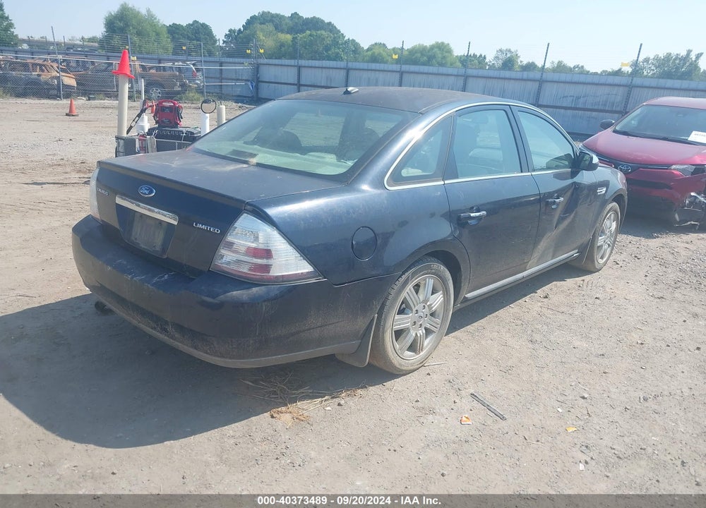 2008 FORD TAURUS LIMITED VIN: 1FAHP25W88G165326