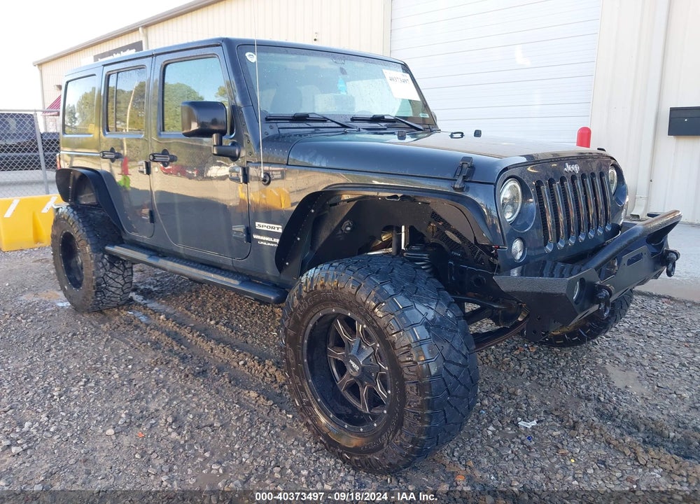 2018 JEEP WRANGLER JK UNLIMITED SPORT S 4X4 VIN: 1C4BJWDG7JL813030