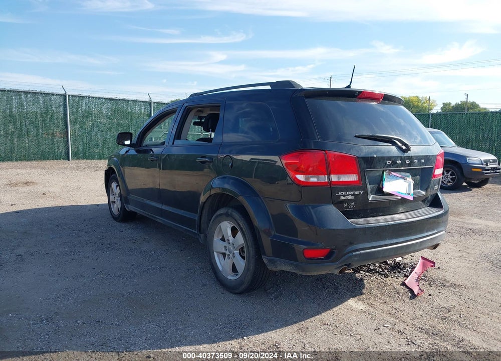 2012 DODGE JOURNEY SXT VIN: 3C4PDCBG7CT158924