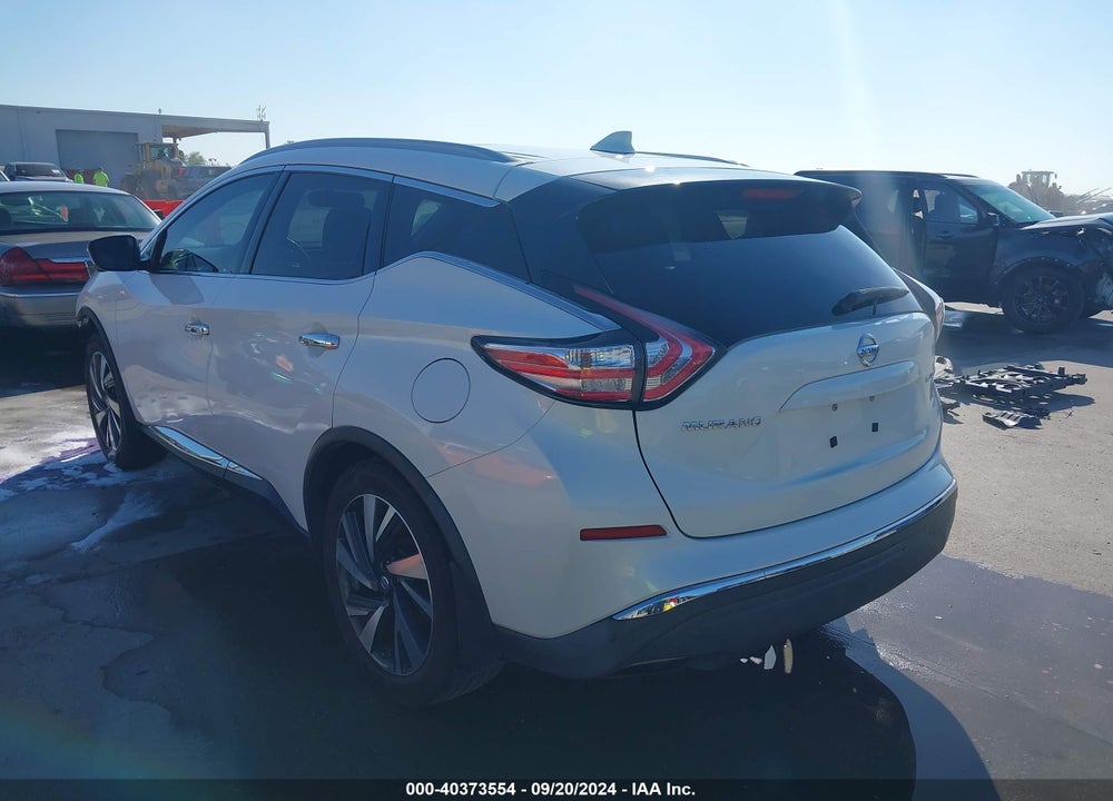 2018 NISSAN MURANO PLATINUM VIN: 5N1AZ2MG6JN120754