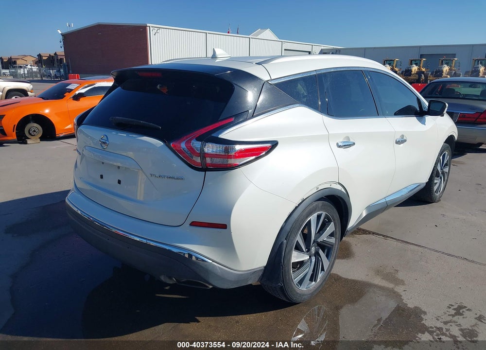 2018 NISSAN MURANO PLATINUM VIN: 5N1AZ2MG6JN120754