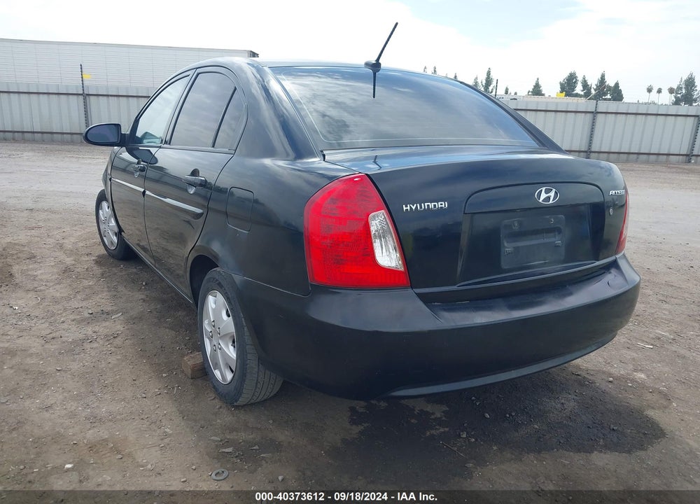 2008 HYUNDAI ACCENT GLS VIN: KMHCN46C58U234612