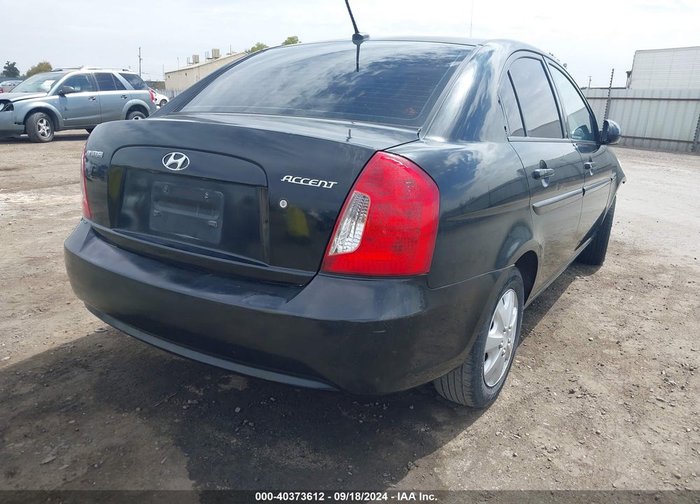 2008 HYUNDAI ACCENT GLS VIN: KMHCN46C58U234612