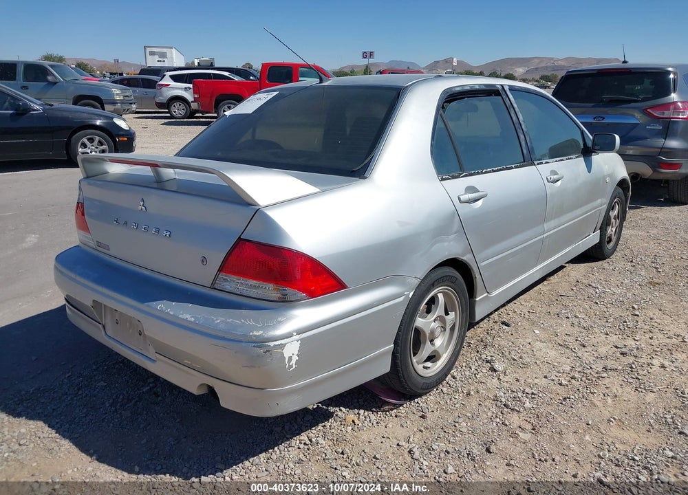 2003 MITSUBISHI LANCER OZ RALLY VIN: JA3AJ86E43U070521