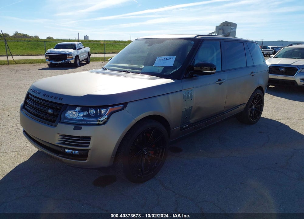 2014 LAND ROVER RANGE ROVER 5.0L V8 SUPERCHARGED VIN: SALGS3TF0EA156902