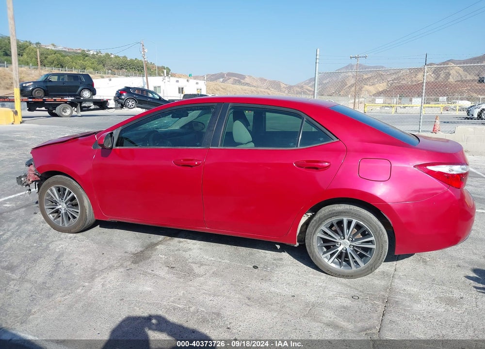 2016 TOYOTA COROLLA LE PLUS VIN: 5YFBURHE1GP403860