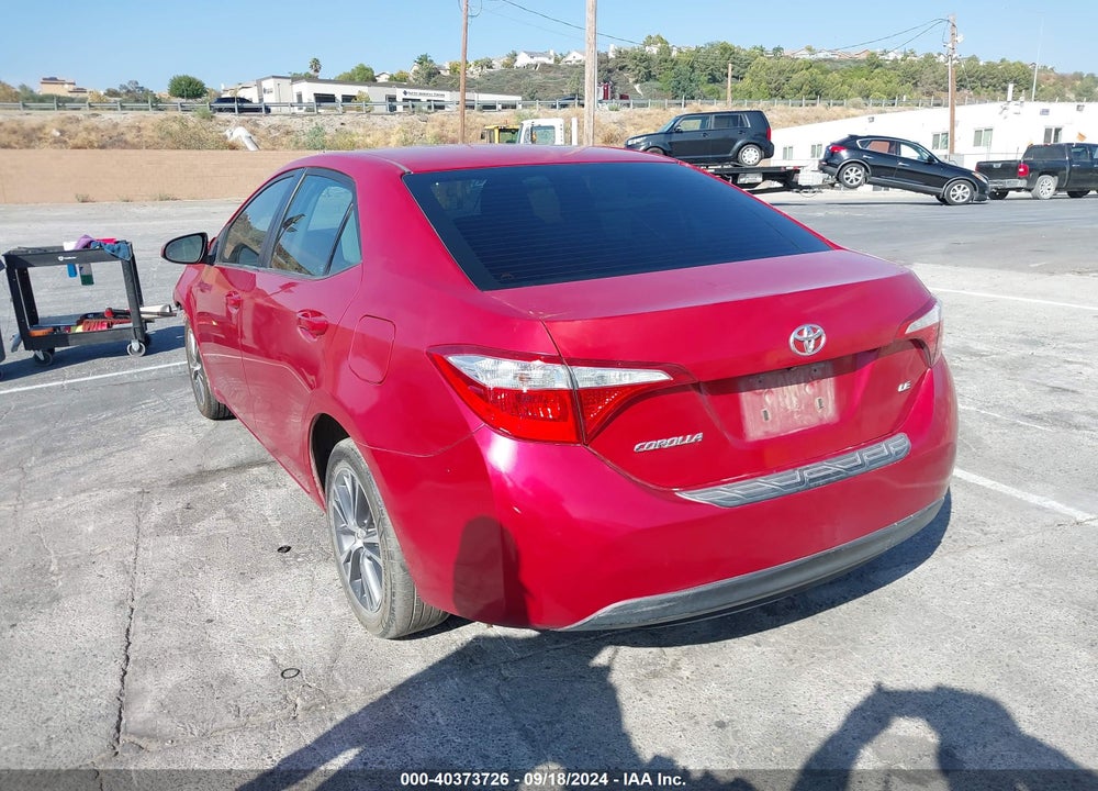 2016 TOYOTA COROLLA LE PLUS VIN: 5YFBURHE1GP403860