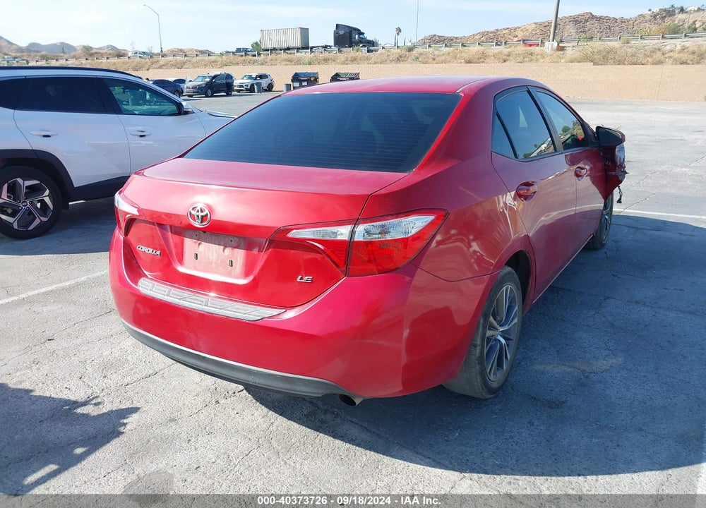 2016 TOYOTA COROLLA LE PLUS VIN: 5YFBURHE1GP403860