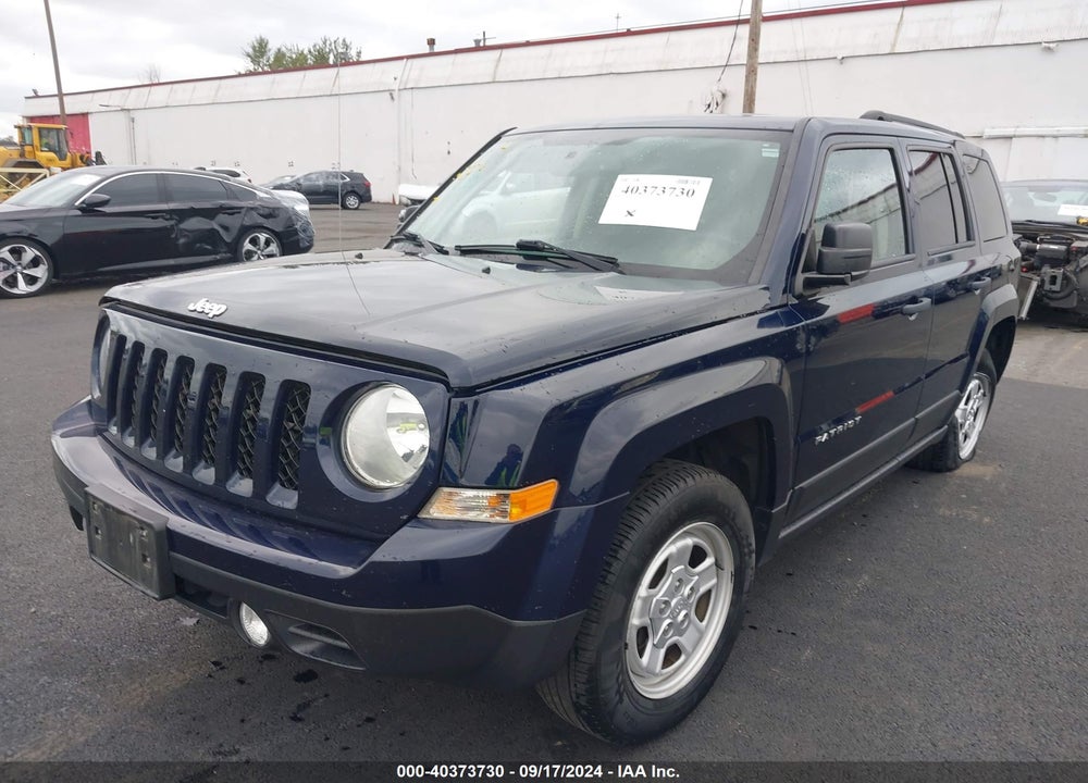 2016 JEEP PATRIOT SPORT VIN: 1C4NJPBB1GD808595