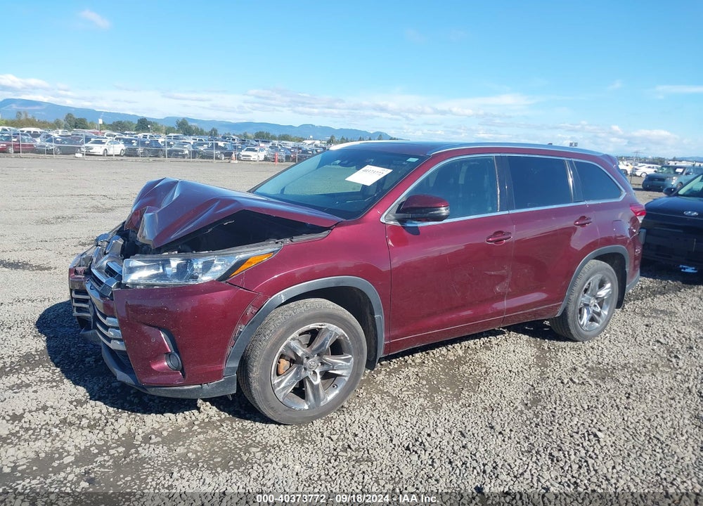 2018 TOYOTA HIGHLANDER LIMITED/PLATINUM VIN: 5TDDZRFH1JS832809