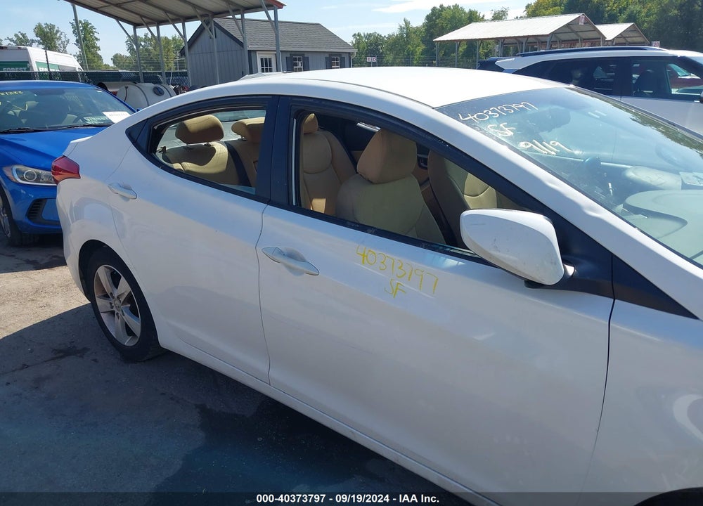 2013 HYUNDAI ELANTRA GLS VIN: 5NPDH4AE0DH349731