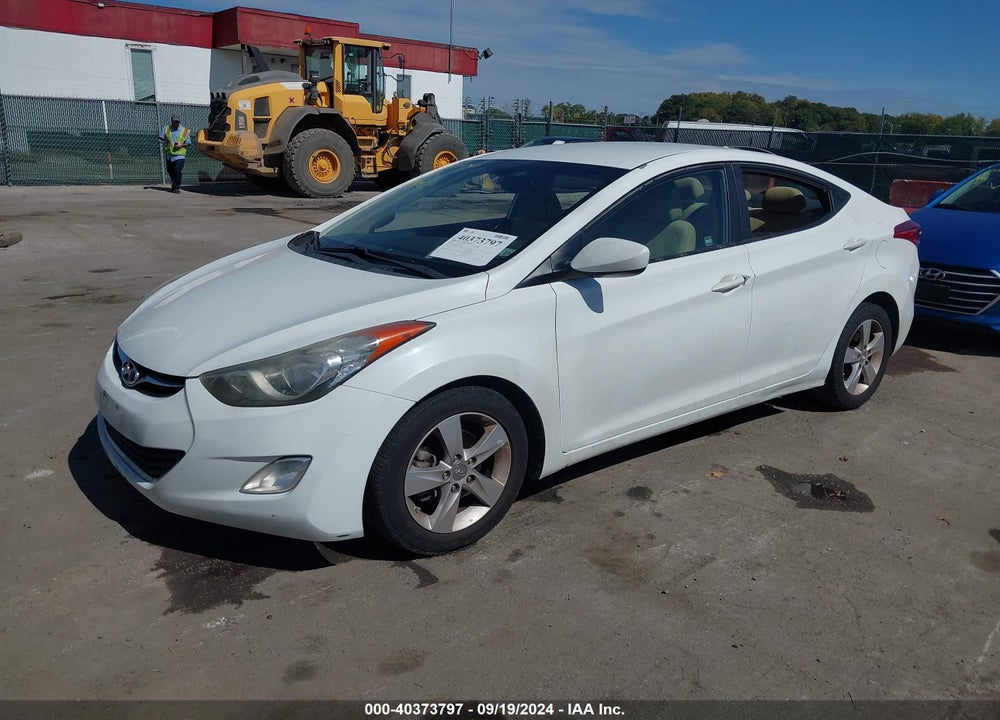 2013 HYUNDAI ELANTRA GLS VIN: 5NPDH4AE0DH349731