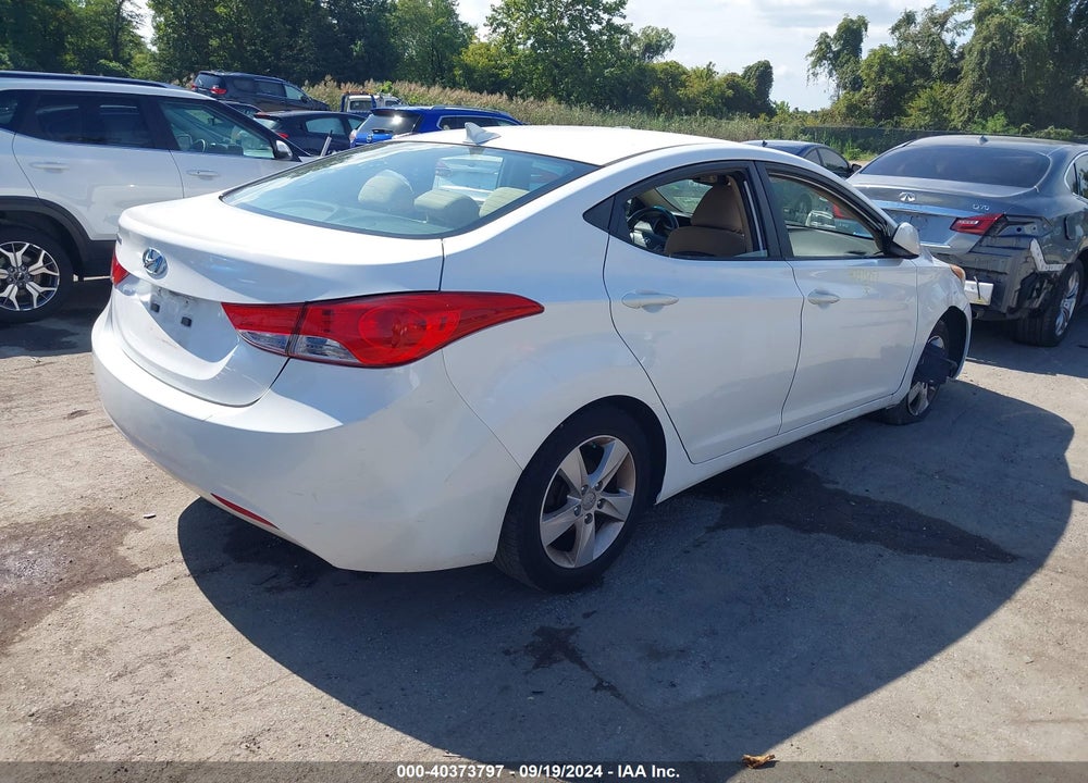 2013 HYUNDAI ELANTRA GLS VIN: 5NPDH4AE0DH349731