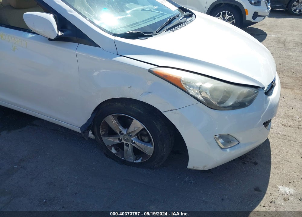 2013 HYUNDAI ELANTRA GLS VIN: 5NPDH4AE0DH349731