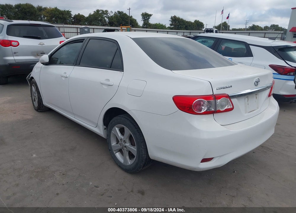 2012 TOYOTA COROLLA LE VIN: 5YFBU4EEXCP038404