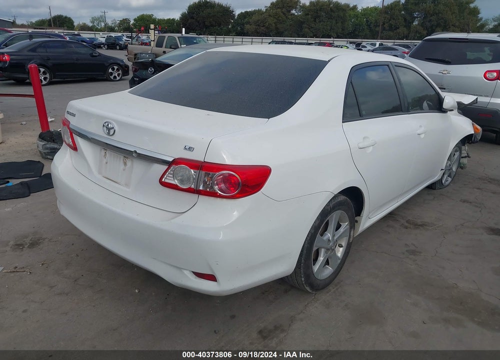 2012 TOYOTA COROLLA LE VIN: 5YFBU4EEXCP038404