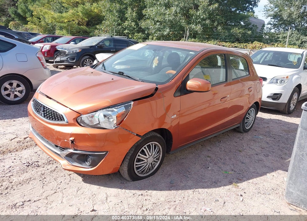 2018 MITSUBISHI MIRAGE ES VIN: ML32A3HJ9JH001786