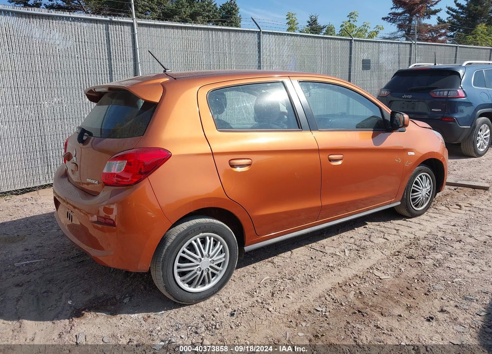 2018 MITSUBISHI MIRAGE ES VIN: ML32A3HJ9JH001786