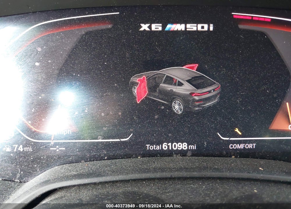 2020 BMW X6 M50I VIN: 5UXCY8C03L9B14088