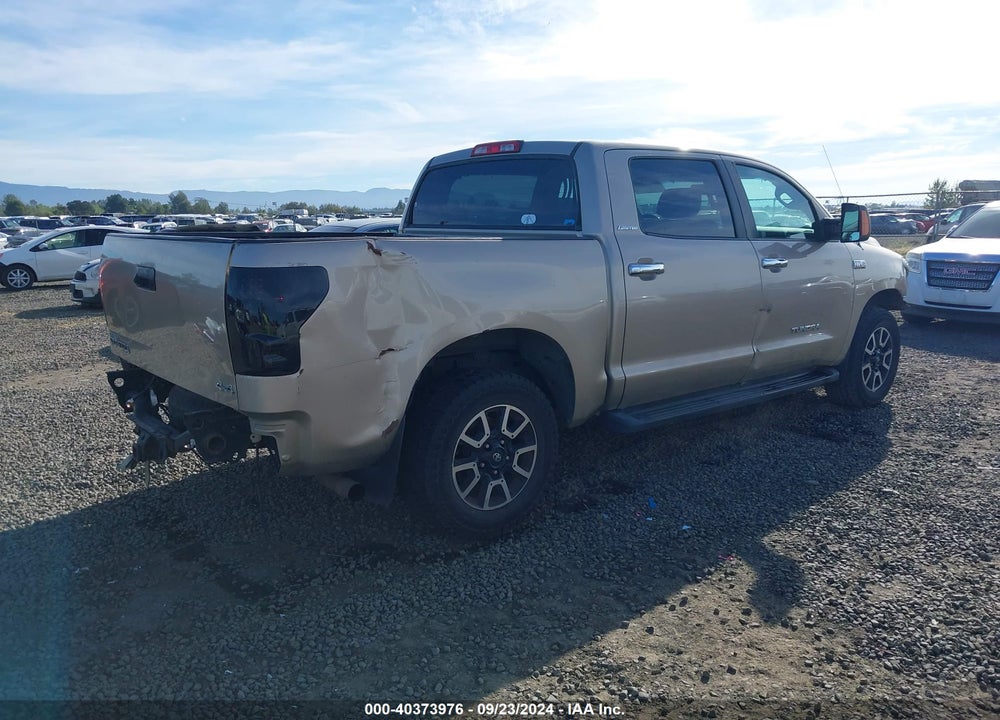 2008 TOYOTA TUNDRA LIMITED 5.7L V8 VIN: 5TFDV58148X071766