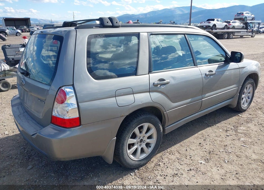 2006 SUBARU FORESTER 2.5X VIN: JF1SG65676H738768