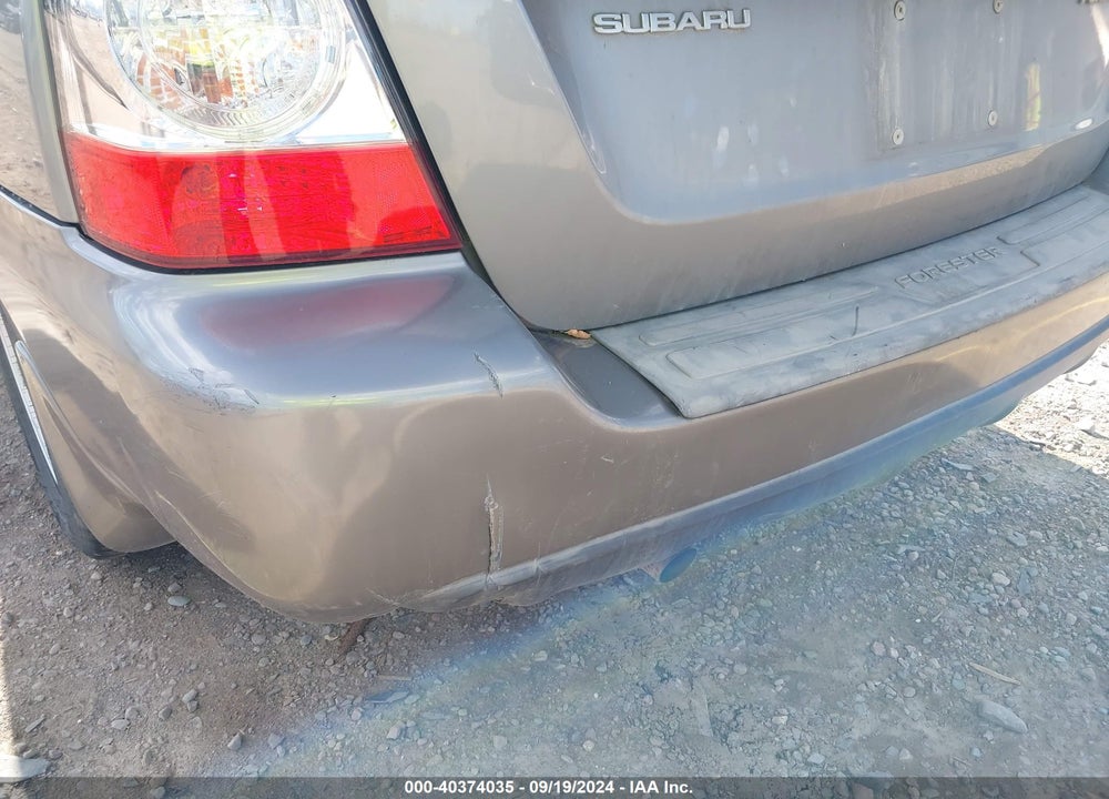 2006 SUBARU FORESTER 2.5X VIN: JF1SG65676H738768