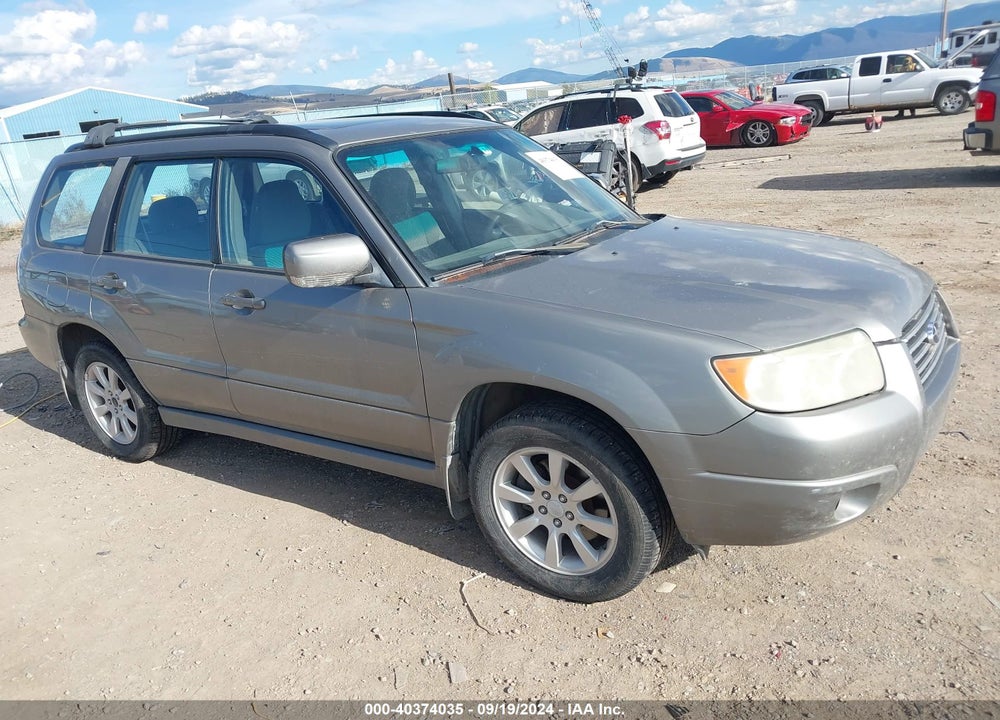 2006 SUBARU FORESTER 2.5X VIN: JF1SG65676H738768