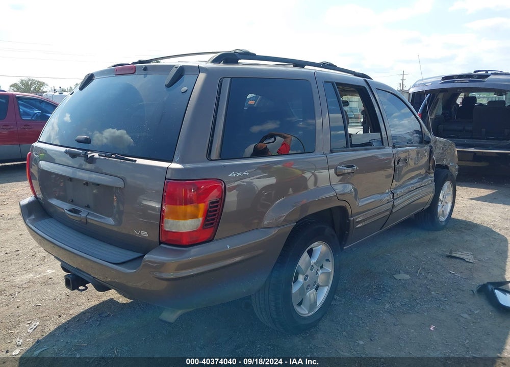 2001 JEEP GRAND CHEROKEE LIMITED VIN: 1J4GW58N01C555454