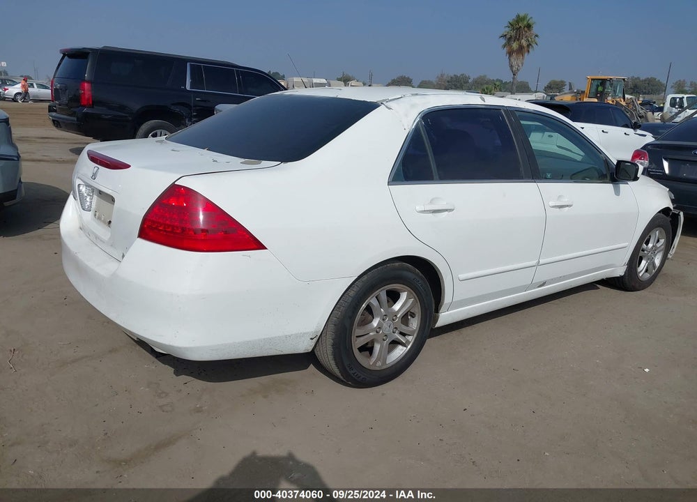 2007 HONDA ACCORD 2.4 EX VIN: 1HGCM56707A104139