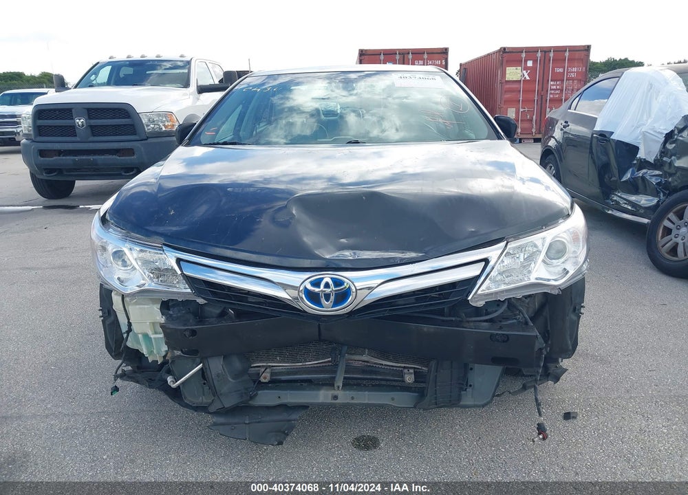 2012 TOYOTA CAMRY HYBRID XLE VIN: 4T1BD1FK7CU063343