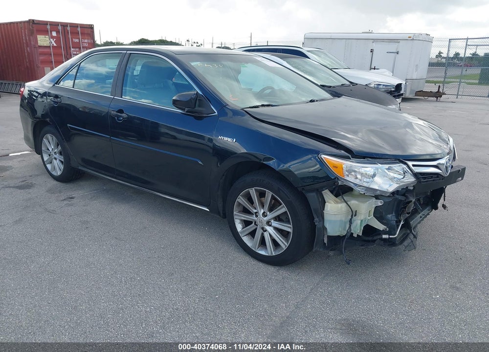 2012 TOYOTA CAMRY HYBRID XLE VIN: 4T1BD1FK7CU063343