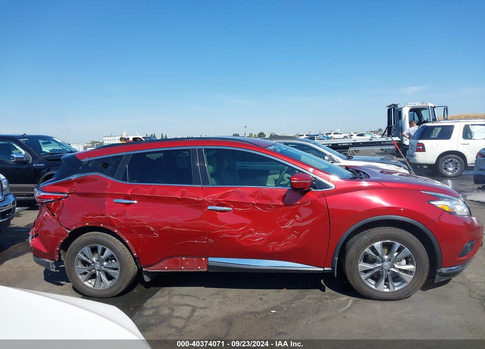 2015 NISSAN MURANO PLATINUM/S/SL/SV VIN: 5N1AZ2MH4FN215121
