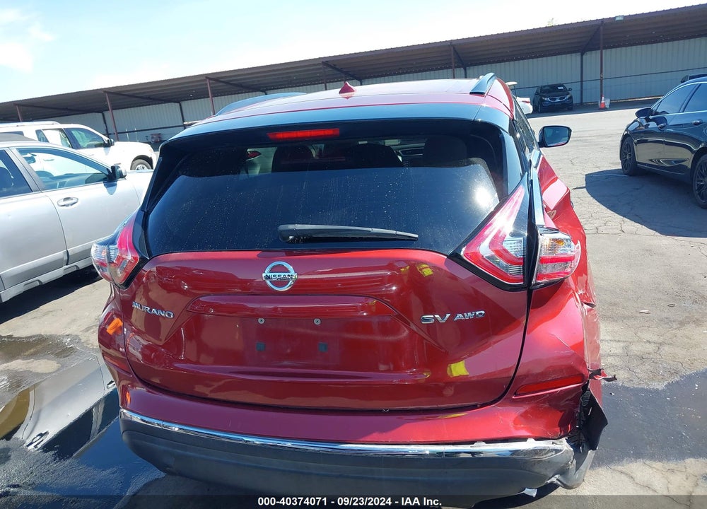 2015 NISSAN MURANO PLATINUM/S/SL/SV VIN: 5N1AZ2MH4FN215121