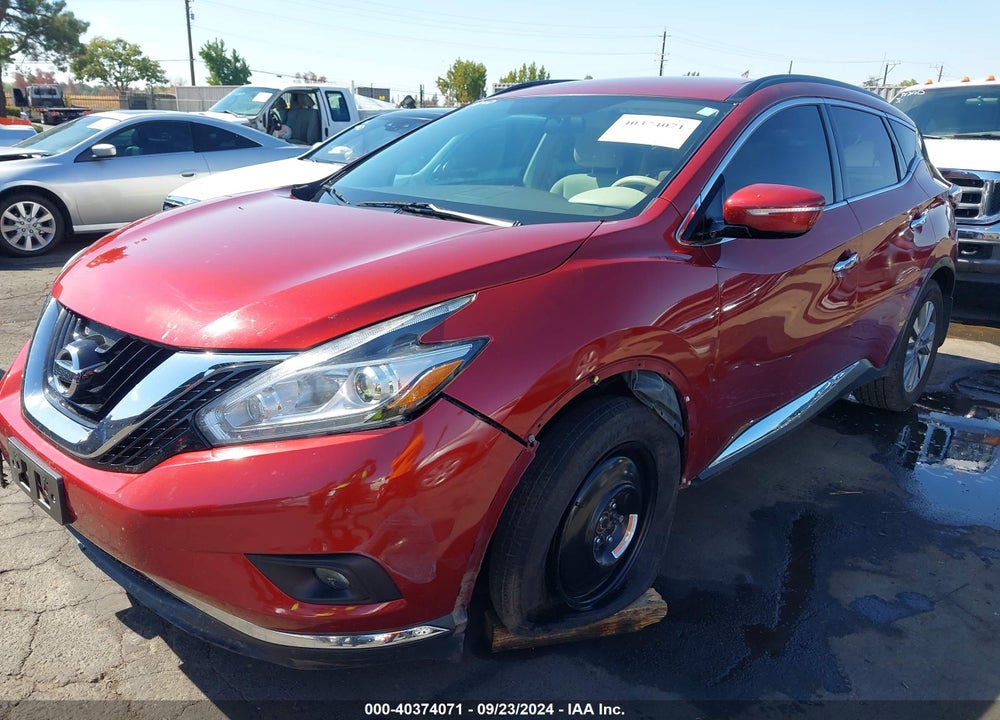 2015 NISSAN MURANO PLATINUM/S/SL/SV VIN: 5N1AZ2MH4FN215121